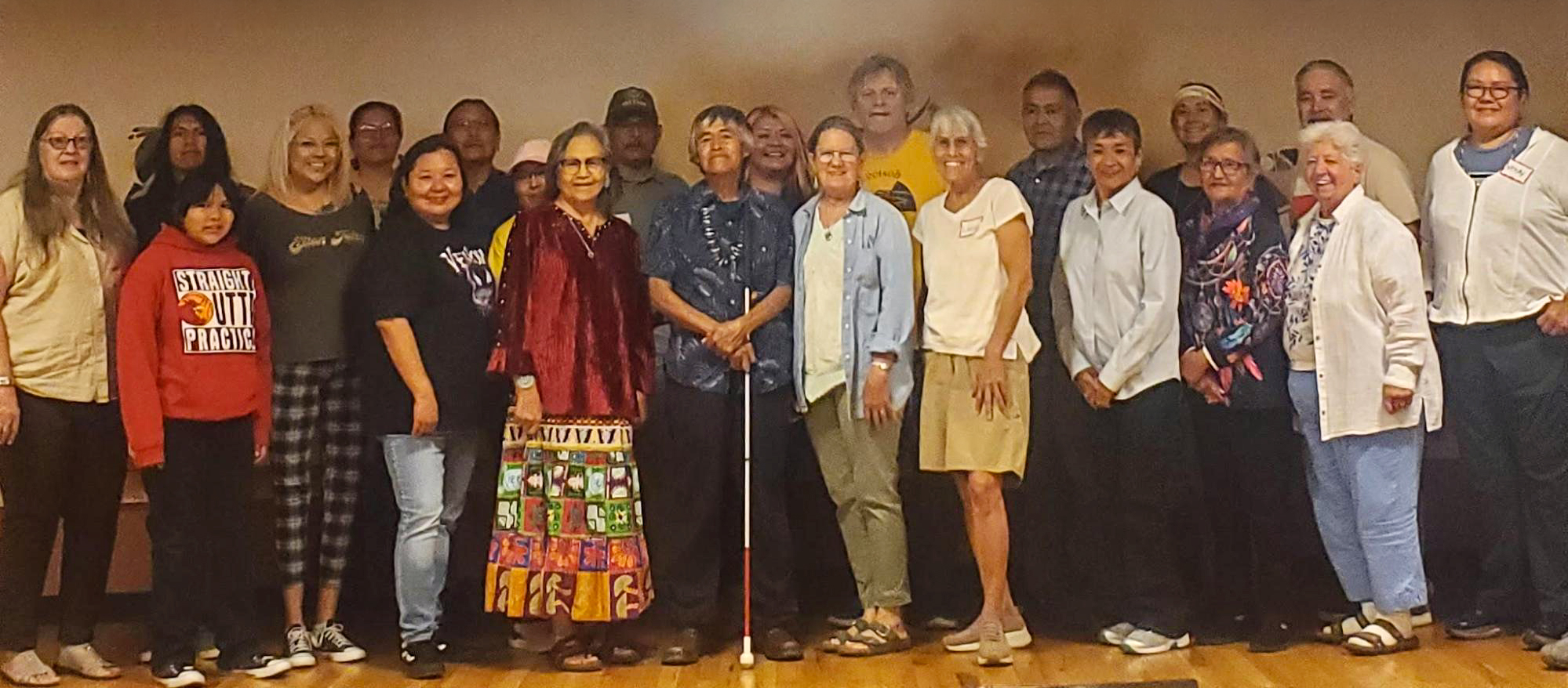 Group photo of MASE members and community participants